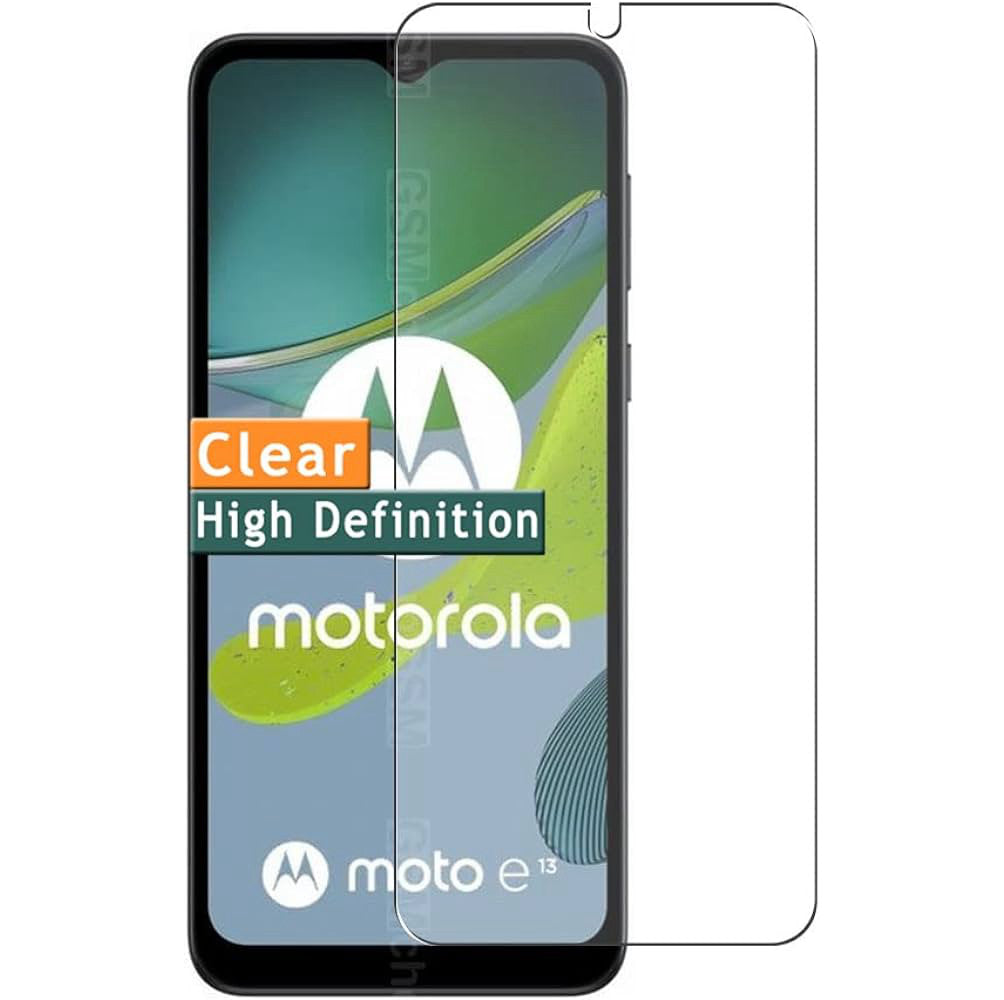 (Paquet de 2) Protecteur d'écran en verre trempé pour Motorola Moto E13 (4G) (Paquet de 2) Protecteur d'écran en verre trempé pour Motorola Moto E13 (4G)